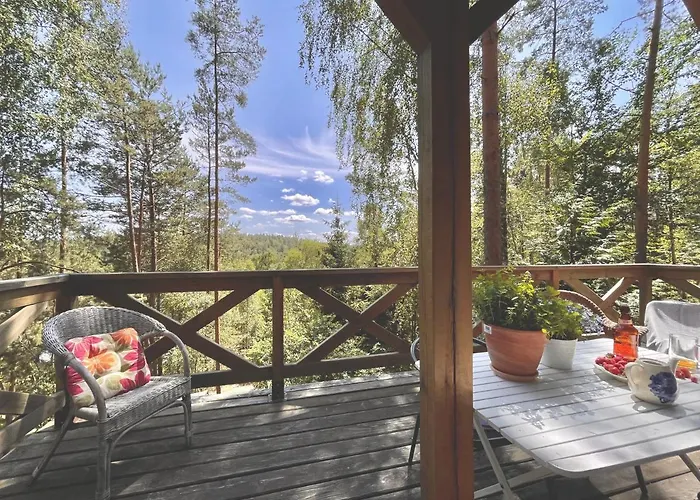 Semesterbostad Anika Dom W Lesie Nad Jeziorem Slupinko *